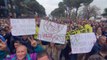 Protestë kundër qeverisë në Tiranë, Basha: Qeveri teknike për zgjedhje të lira