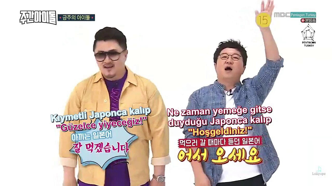 [Türkçe Altyazılı] Weekly Idol -TRIPLE H- (PART 1)