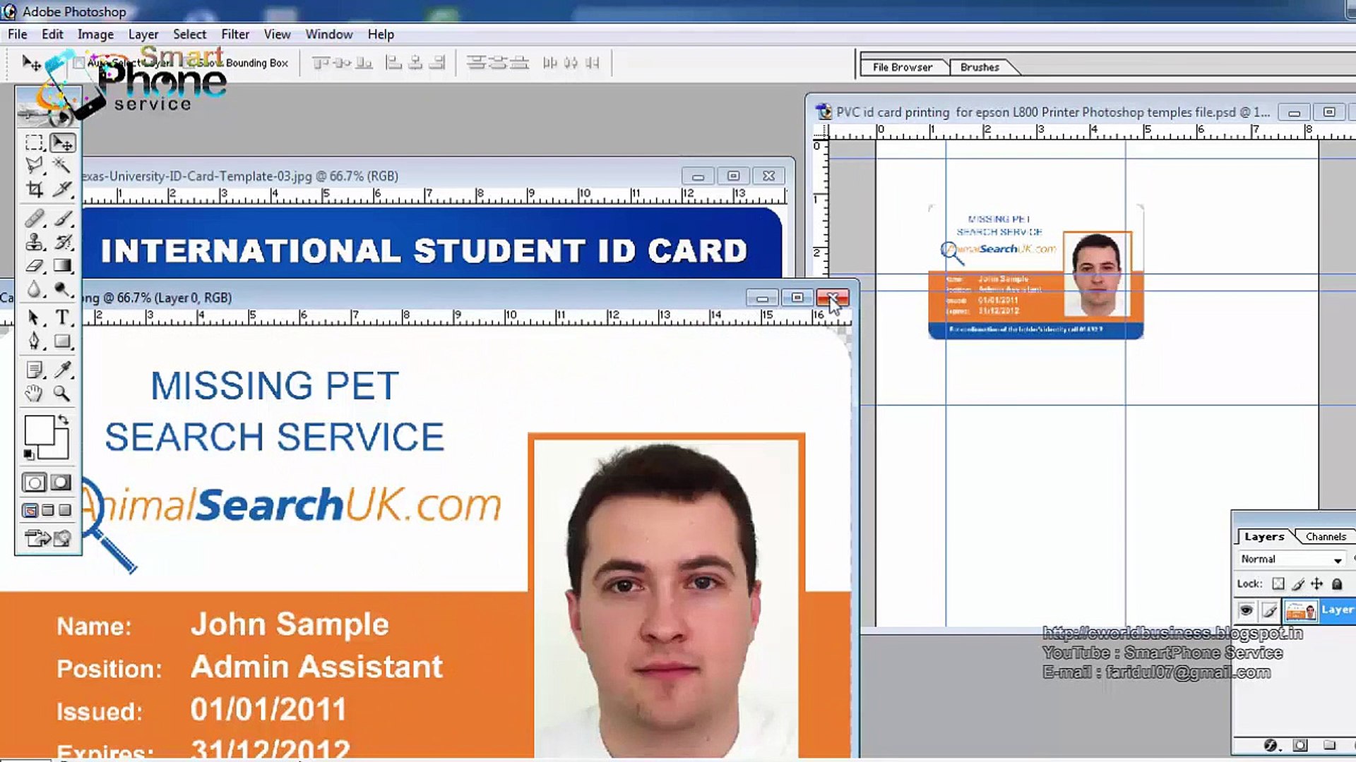 Pvc Id Card Template