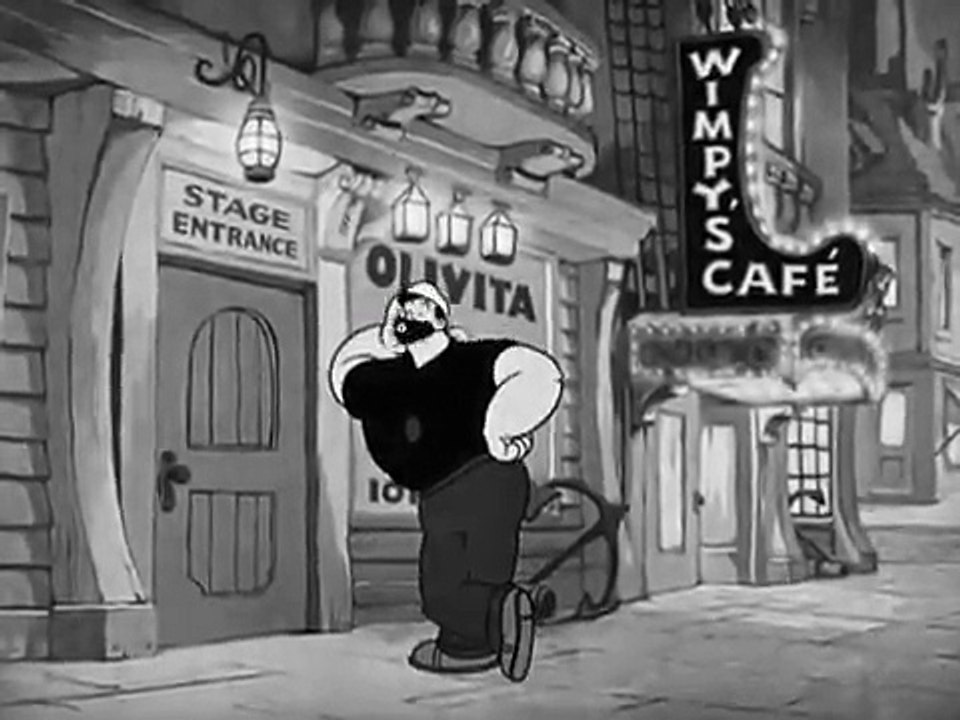 Popeye (1933) E 49 Morning, Noon And Night Club