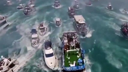 Beşiktaş taraftarı şampiyonluk için donanma kurdu