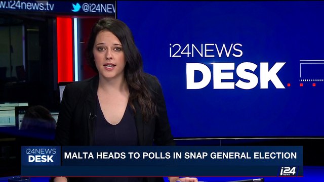 i24NEWS DESK | Malta heads to polls in snap general election | Saturday, June 3rd 2017