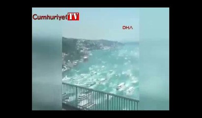 İstanbul Boğazı’nda Beşiktaş coşkusu