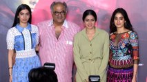 Sridevi's Daughters Jhanvi Kapoor And Khushi Kapoor At Mom Trailer Launch