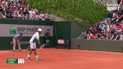 Roland-Garros 2017 : Le filet ne trompe pas Verdasco (6-2, 0-0)
