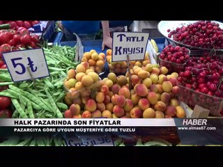 Elmas TV pazarın nabzını tuttu