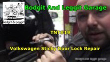 Volkswagen Sticky Door Lock Repair Bodgit And Leggit Garage