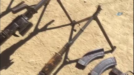 Şemdinli/tekeli-Mağaraönü Bölgesinde Çok Sayıda Silah ve Mühimmat Ele Geçirildi"