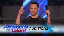 America's Got Talent 2017 - Demian Aditya- Escape Artist Risks His Life During AGT Audition