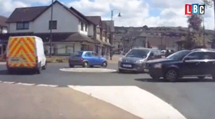 Shocking Moment Car Crashes Into Shop Window
