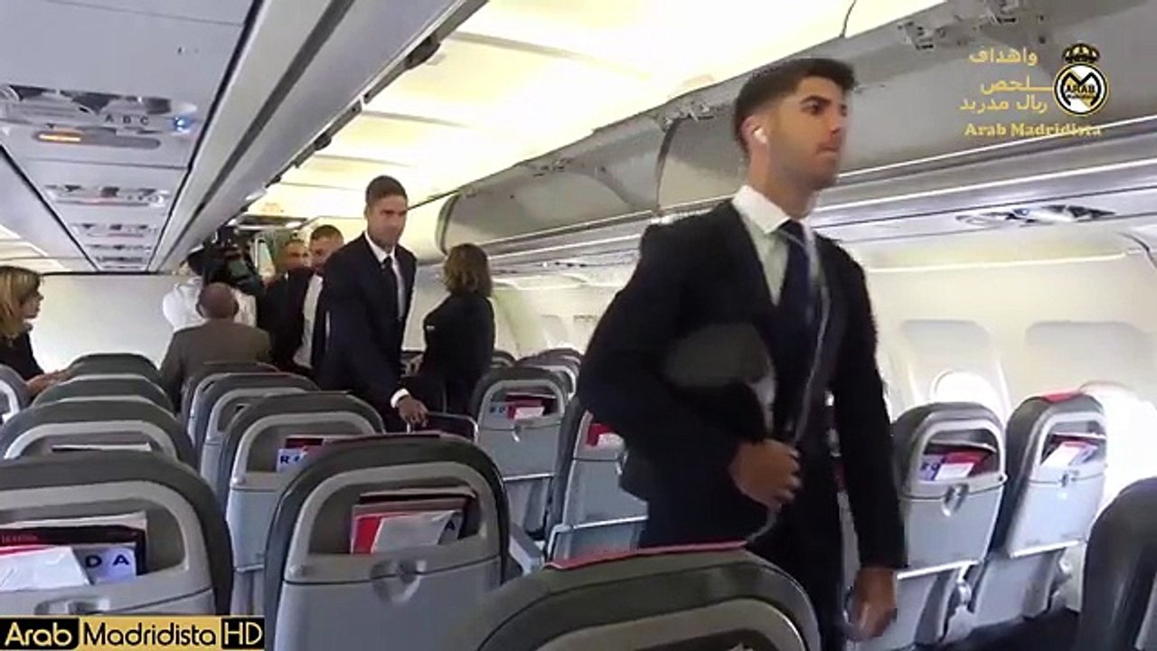 The moment the Real Madrid mission arrives in Cardiff