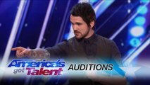 America's Got Talent 2017 - Colin Cloud - Real Life Sherlock Holmes Reads Minds