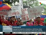 Venezolanos piden a la Fiscalía pronunciarse contra la violencia