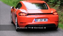 Porsche 718 Cayman S / engine sound, acceleration, revs
