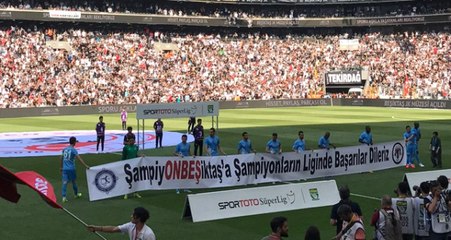 Osmanlıspor, Şampiyon Olan Beşiktaş'a Pankartla Jest Yaptı
