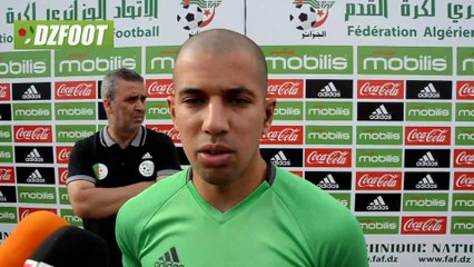 Feghouli, "Alcaraz a un discours très interessant"