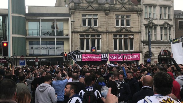 ambiance à cardiff pour Juventus real