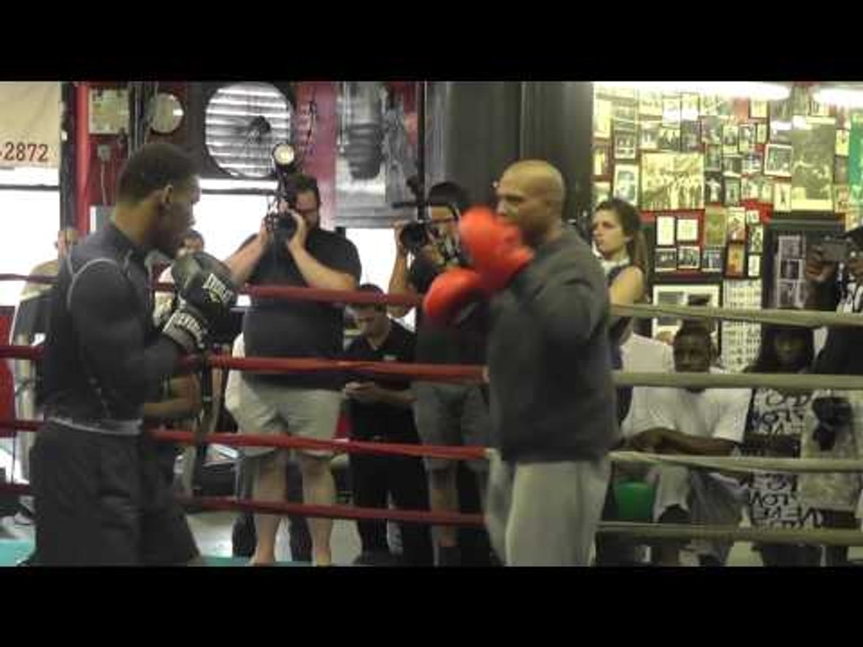 Danny Jacobs Open workout at gleasons