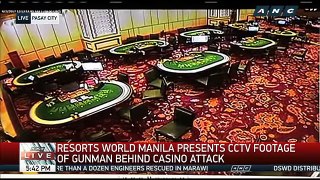 Resorts World Manila presents the CCTV footage of the...