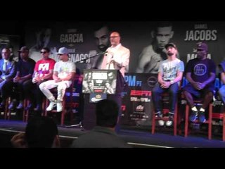 Danny Garcia VS Paulie Malignaggi Press Conference - esnews boxing