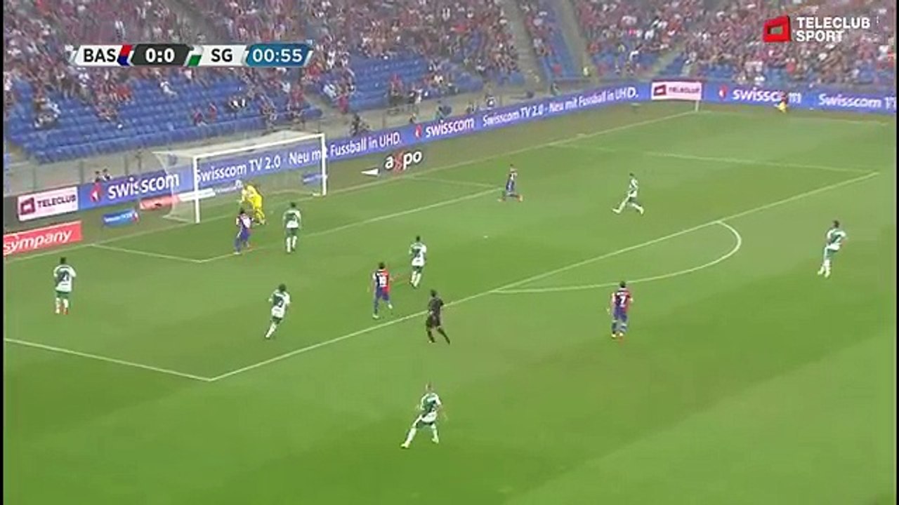 FC Basel 1:0 St. Gallen (Swiss Super League 2. Juni 2017 )