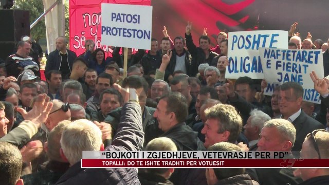 Topalli: Bojkoti i zgjedhjeve, vetëvrasje për PD - News, Lajme - Vizion Plus