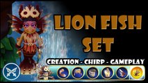 Lion Fish Set and Chirp - Skylanders Imaginators Creation Crystal