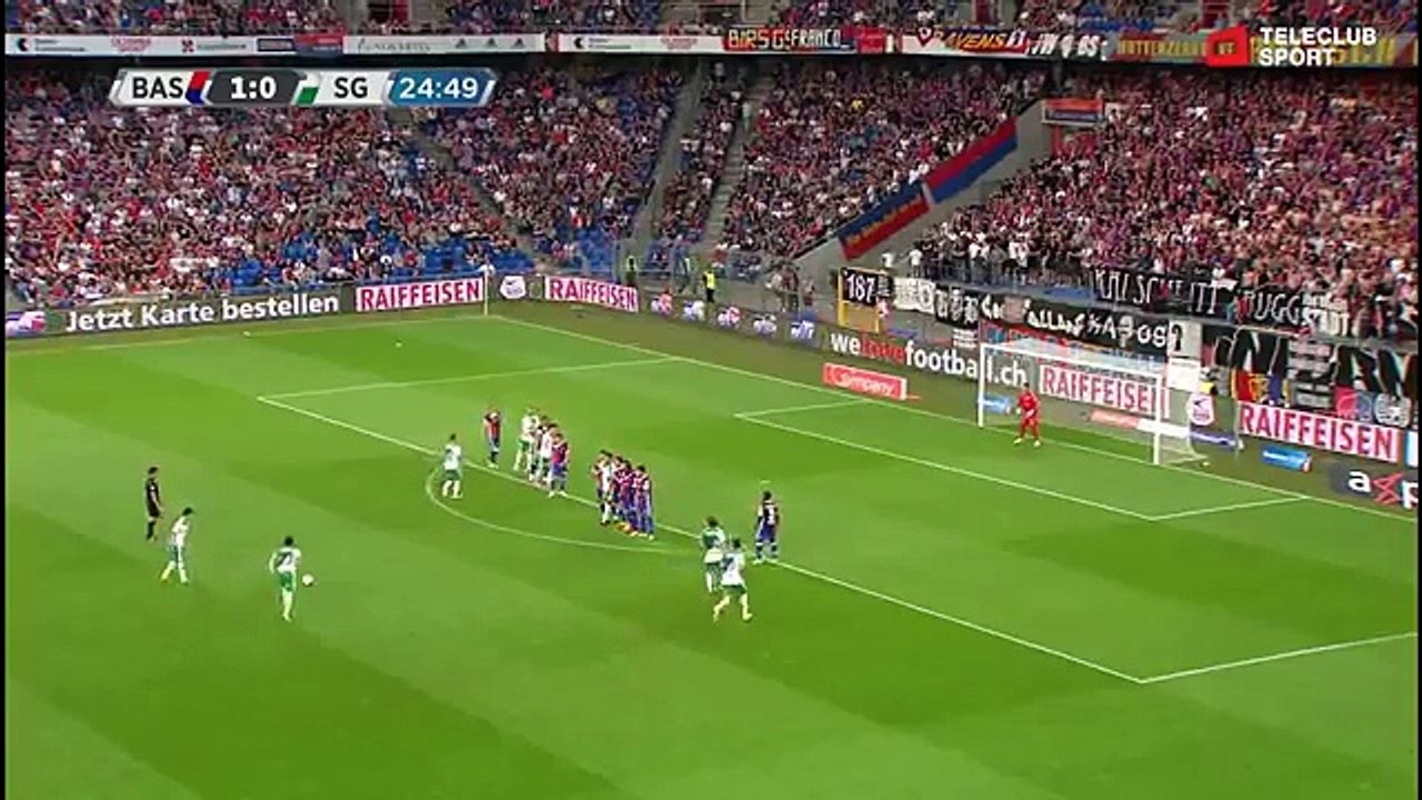 FC Basel 1:1 St. Gallen (Swiss Super League 2. Juni 2017 )