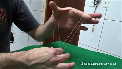 Mágica do Elástico como Fazer - DOIS ELÁSTICO QUE VIRA UM