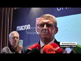 Report TV - Kombëtarja, prezantohen fanellat e reja për ndeshjen me Italinë