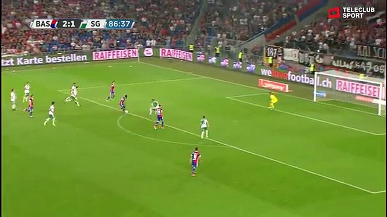 FC Basel 3:1 St. Gallen (Swiss Super League 2. Juni 2017 )