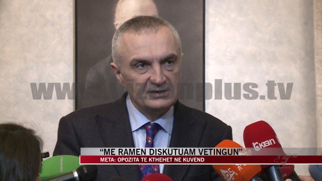 Meta: Në darkën me Ramën diskutuam për “Vettingun” - News, Lajme - Vizion Plus