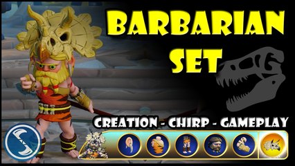 Barbarian Set and Chirp - Skylanders Imaginators Creation Crystal Gameplay