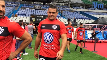 Les Toulonnais sur la pelouse du Stade de France