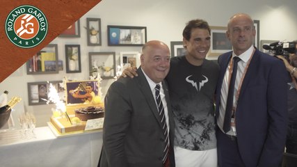Roland Garros 2017 - L'anniversaire de Rafael Nadal