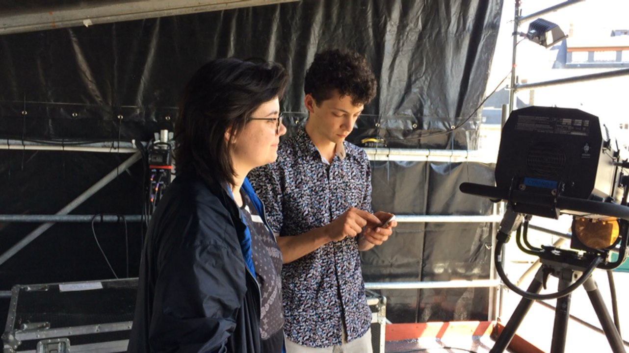 Visite des coulisses de Art Rock