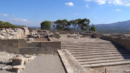Phaistos site archéologique en Crète