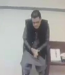 See How Hussain Nawaz Sitting In Front Of JIT - CCTV Footage