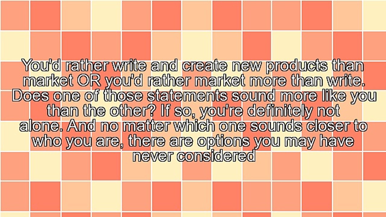 Booklet Tips - Market or Write