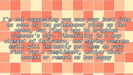 Tips for Getting Through Gatekeepers