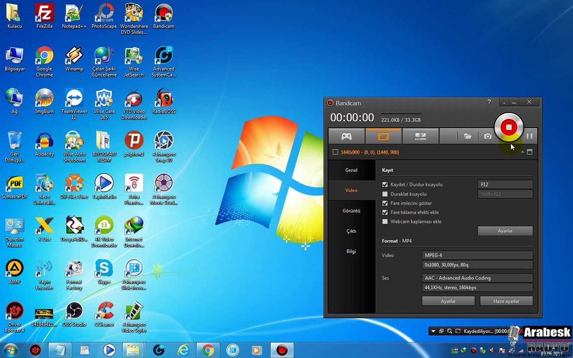 SAM Broadcaster 4.7.4  Kullanımı  Ayarları Windows 10 Windows 8