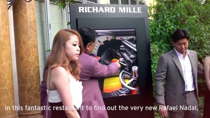 Rafael Nadal at the Richard Mille event in Paris. 24 May 2017