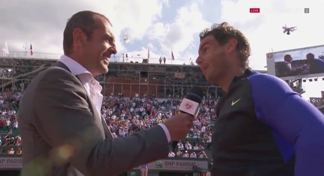 Rafael Nadal On-court Interview / R2 RG 2017