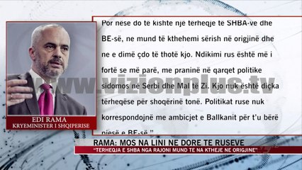 Rama: Mos na lini në dorë të ruseve - News, Lajme - Vizion Plus