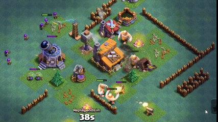 clash of clans NEW UPDATE 2017 ! - تدمير قرية مستوى 3 في التحديث الجديد كلاش اوف كلانس
