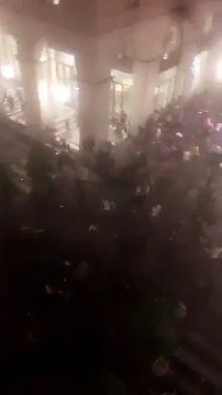 Panique où étaient réunis des supporters de la Juventus de Turin