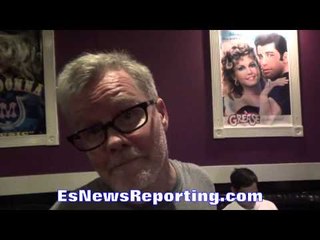 freddie roach on floyd mayweather vs andre berto, de la hoya vs golovkin - EsNews