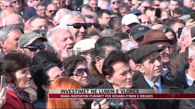 Vlorë, Rama inspekton punimet për rehabilitimin e rrugës - News, Lajme - Vizion Plus