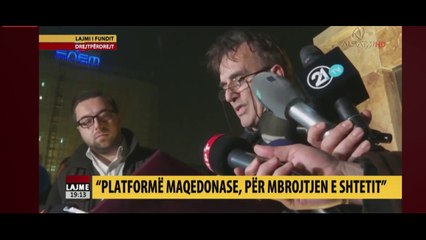 Protesta kundër zbatimit të platformës shqiptare