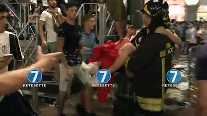 Scène de panique et d'alerte à la bombe à la fin de la finale de ligue des champions en Italie